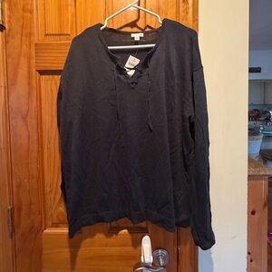 J. Jill Women’s Charcoal Sweater